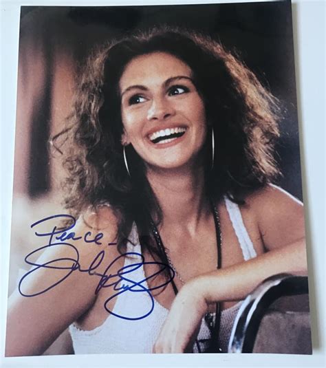 Julia Roberts Signed Photograph Certified Vintage