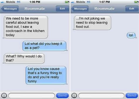 funny chat up lines you can get from your roommate