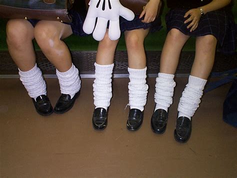 Japanese Schoolgirls Hemlines Are Still Up But Socklines Are Way Down