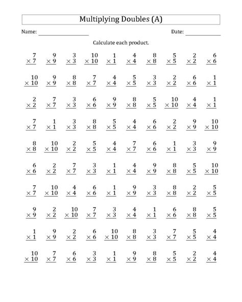Printable 6th Grade Math Worksheets Free