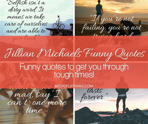 Don't stress over things you can't change. Jillian Michaels Funny Quotes to Get you Through Tough ...