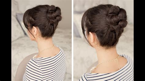 Head over to latest hairstyles for the full hairstyle tutorial. How to: Braided Bun Hair Tutorial - YouTube