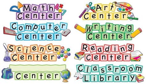 Printableclassroomcentersigns Preschool Center Signs Classroom