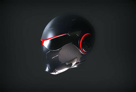 Sci Fi Helmet Concept 3d Model Cgtrader