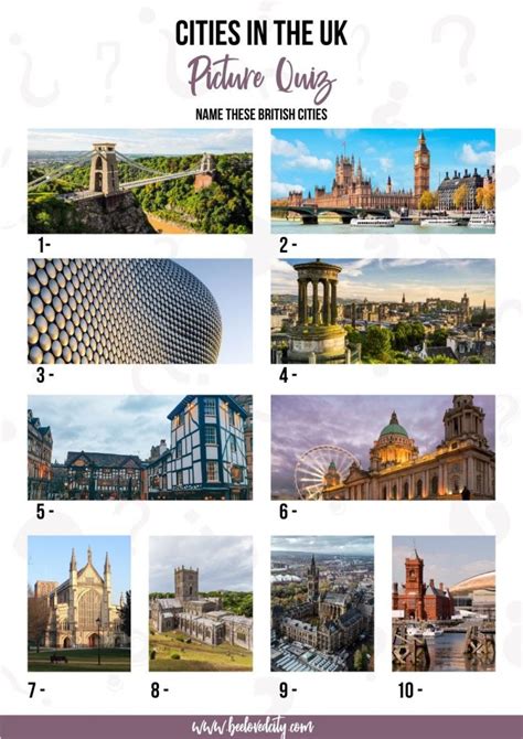 The Best Uk Picture Quiz 90 Qandas With Landmarks Food