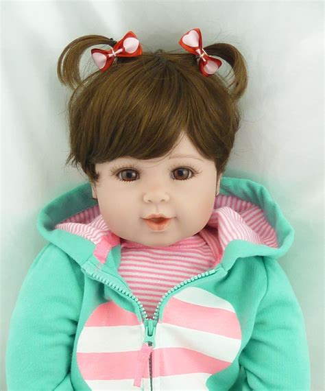Buy 50cm Handmade Vinyl Reborn Baby Dolls Toddler