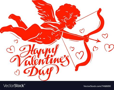 Angel Vector Fall Cakes Free Preview Cupid Happy Valentines Day