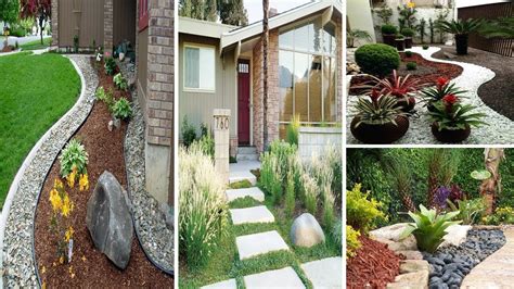 29 Easy And Low Maintenance Landscaping Front Yard With Rocks Garden