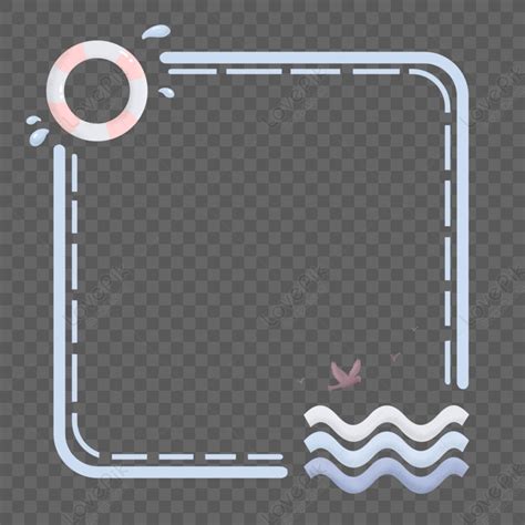 Summer Surf Border Png Hd Transparent Image And Clipart Image For Free
