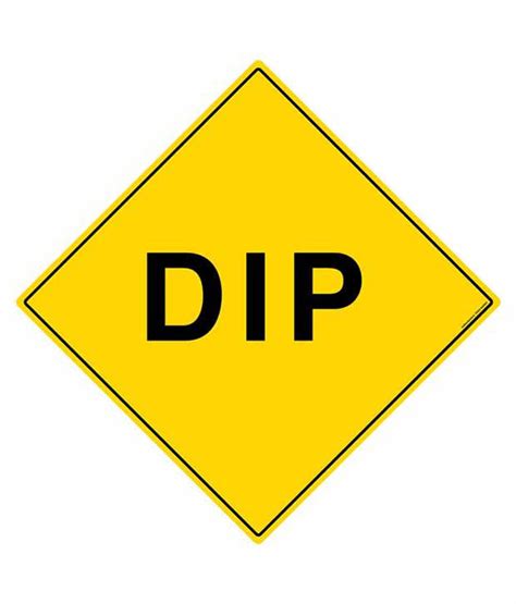 Safety Sign Store Caution Road Dip Traffic Signs Reflect Emergency