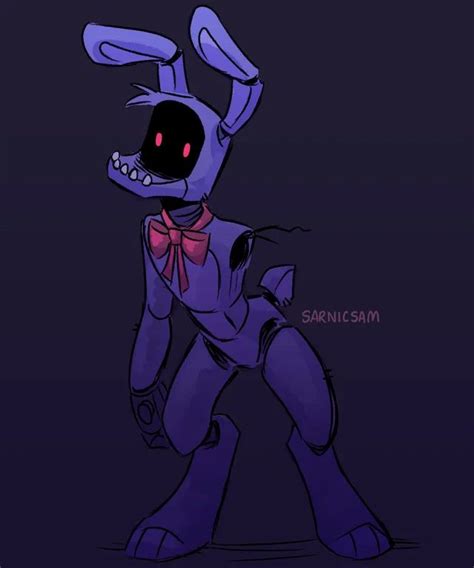 Fnaf Withered Bonnie Drawing