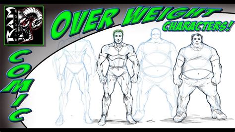 Another way to draw action is to draw spit or debris flying. How To Draw Overweight People Comic Book Style - Narrated ...