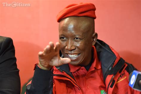 Julius Malema Commander In Chief Of Economic Freedom Fighters Eff And