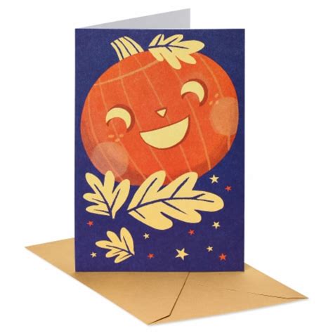 american greetings thinking of you card smiling pumpkin 1 ct king soopers