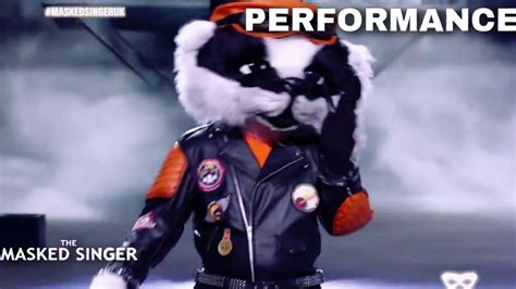 Badger Sings Beliver By Imagine Dragons The Masked Singer Uk