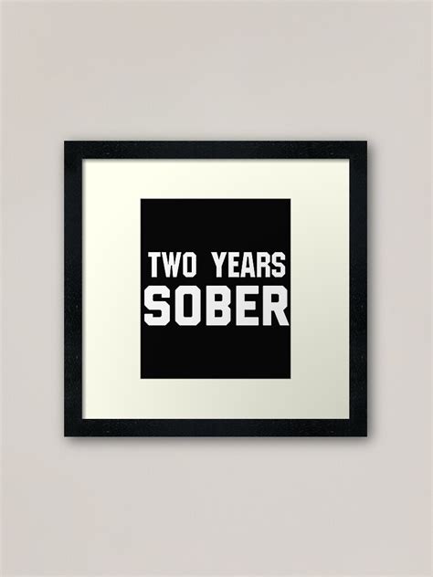 2 Year Sobriety Anniversary T 2nd Year Anniversary Sober Graphic