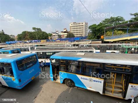 Buses At The Majestic Bus Stand Stock Photo Download Image Now