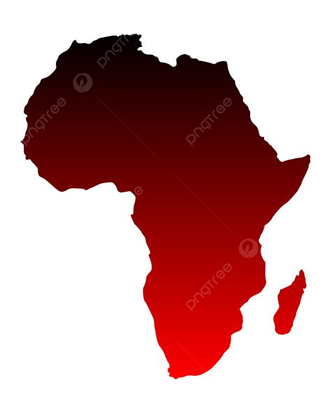 Map Of Africa Map Illustration Isolated Travel Png Transparent Image