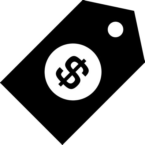 Dollar Money Commercial Tag Rotated To Right Svg Png Icon Free Download