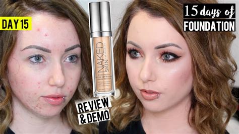 Urban Decay Naked Skin Foundation First Impression Review On Pale Skin