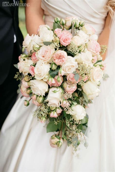 Wedding Bouquets Cascading White Roses White Rose Cascading Bouquet