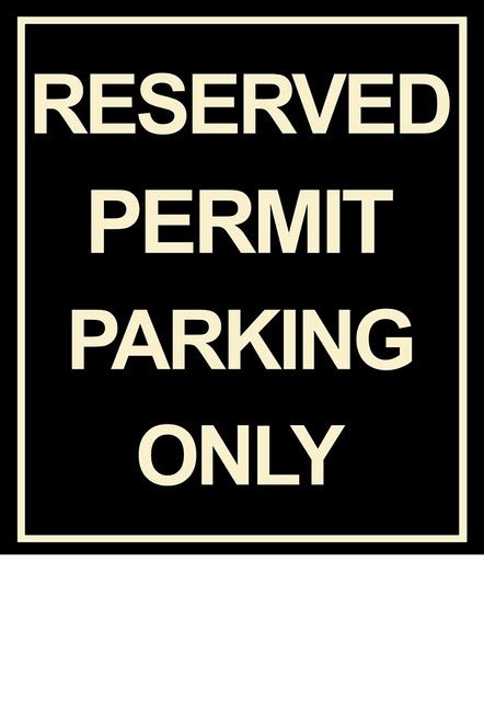 Apartment Parking Signs