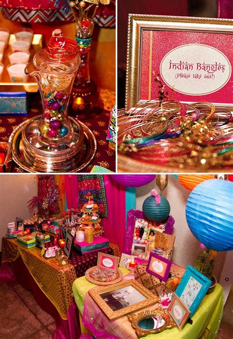 Wall decoration for birthday party in india. Vibrant & Exotic Bollywood 40th Birthday Party // Hostess with the Mostess®