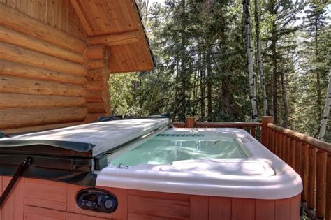 4 Bed House In Lead 1838355 Deer Haven Lodge Log Cabin Private Hot Tub And Gorgeous Views