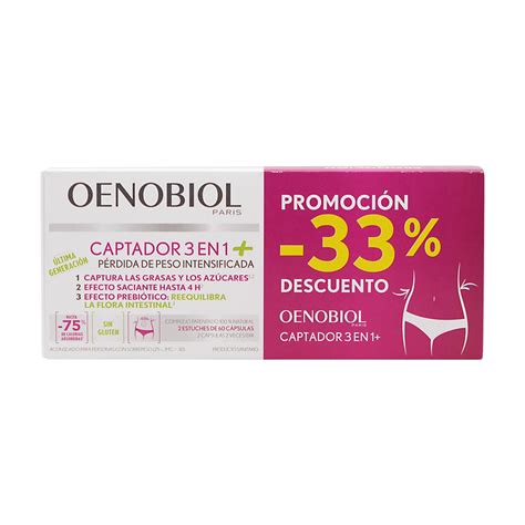 Comprar Oenobiol Captador 3 En 1 Plus Duplo 2 X 60 Cápsulas Farmacias