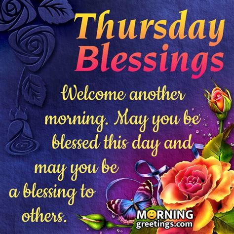 30 Happy Thursday Inspirational Blessings Quotes Morning Greetings