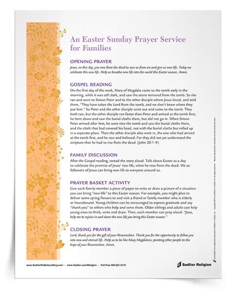 Easter dinner prayer for children / holy week activities for kids faithgateway : Catholic Easter Resources for Families