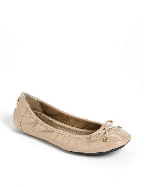 Me Too Halle Ballet Flat In Pink Driftwood Patent Lyst