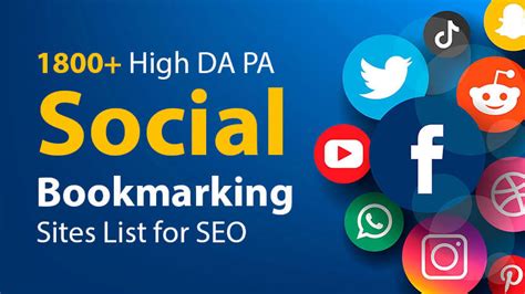 Top Social Bookmarking Sites List
