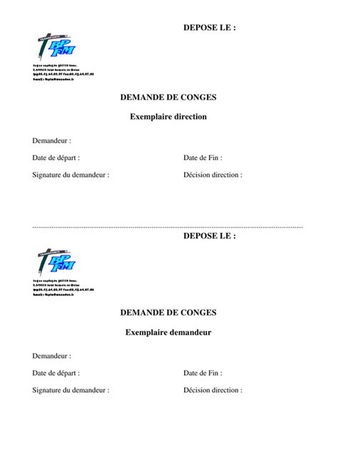 Check spelling or type a new query. modele demande de conge pdf - Modele de lettre type
