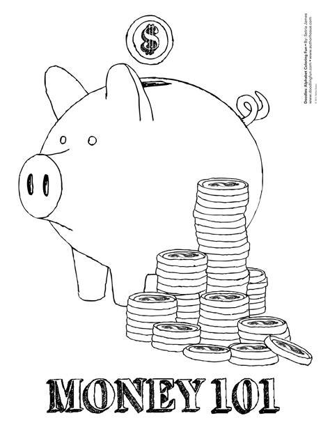 Bank Coloring Sheets Coloring Pages