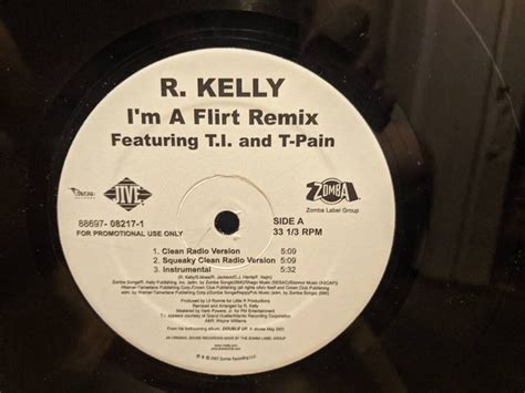 R Kelly Im A Flirt Remix 12 Single Promo Copy Etsy France