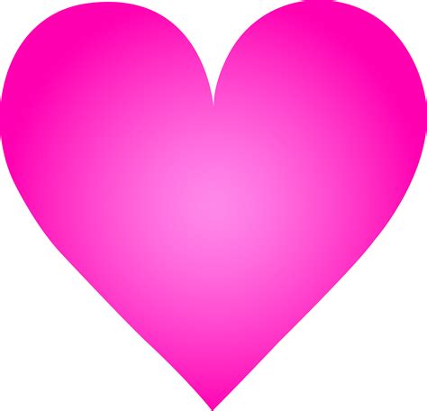 Picture Of A Pink Heart Clipart Best Clipart Best