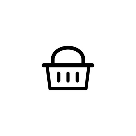 Shopping Basket Icon Simple Vector Perfect Illustration 13438732 Vector