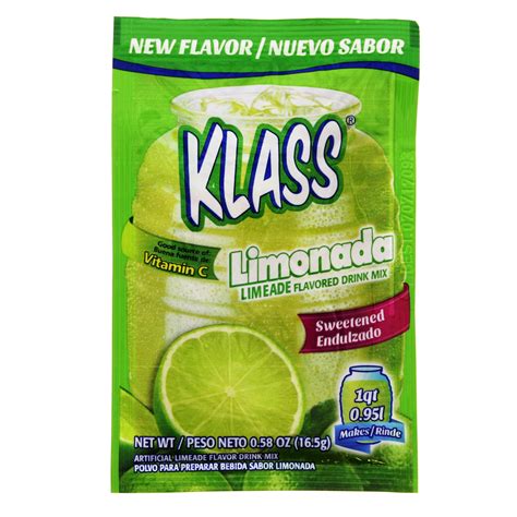 Klass Limeade Flavored Drink Mix Shop Mixes And Flavor Enhancers At H E B