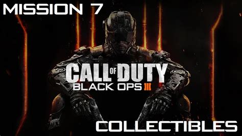 Go to the black station operations center: Call Of Duty: Black Ops 3 - Mission 7 - Rise And Fall Collectibles Guide - YouTube