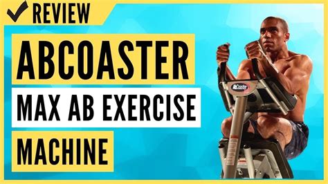 Abcoaster Max Ab Machine Exercise Equipment For Home Gym Review Youtube