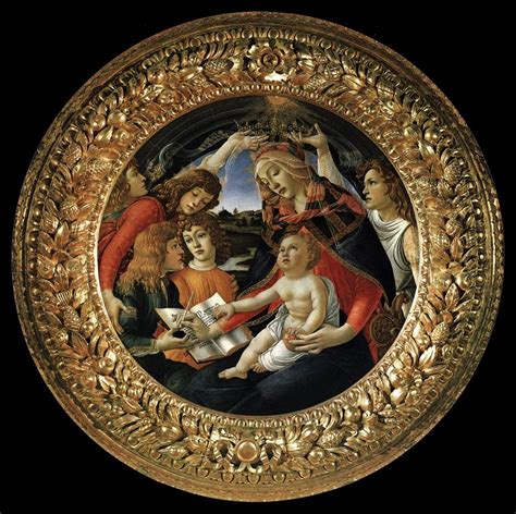 Madonna Of The Magnificat By Botticelli Sandro