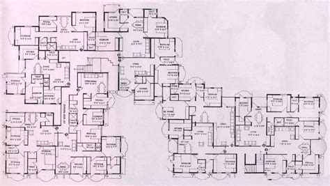 The one mega mansion floor plan. floor plans for mansions | Floor plan of Apoorva Mansion ...