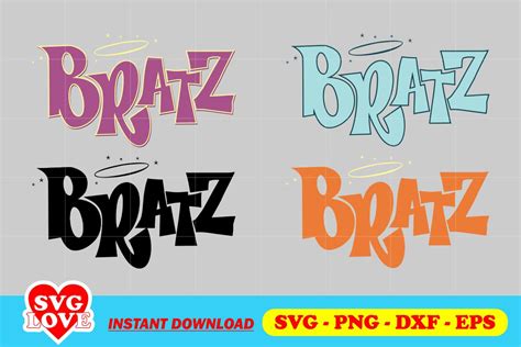 Bratz SVG PNG DXF EPS Cut Files Vector Clipart Cricut Silhouette