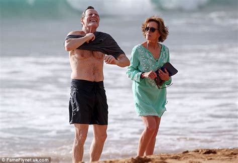 Shirtless Bryan Cranston Displays His Toned Torso During Hawaiian