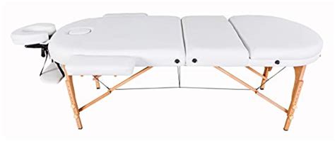 Imperial Monarch Ivory White 3 Section Portable Massage Table