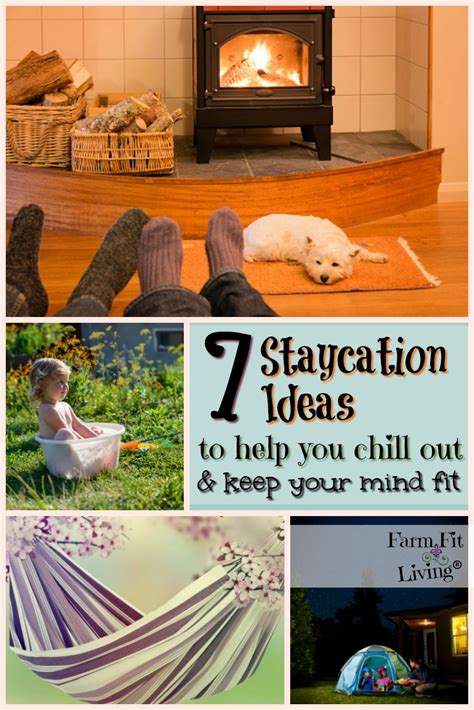 7 staycation ideas to help you chill out and keep your mind fit