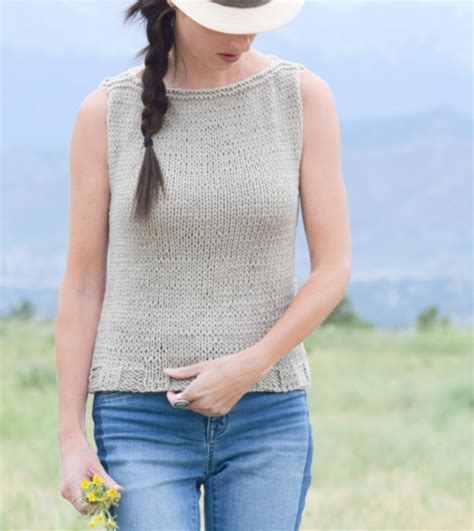 Chunky Tank Top Knitting Pattern A Timeless Addition To Your Summer