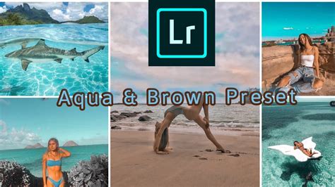 Tutorial Para Editar Tus Fotos Gratis Aqua And Brown Preset Lightroom