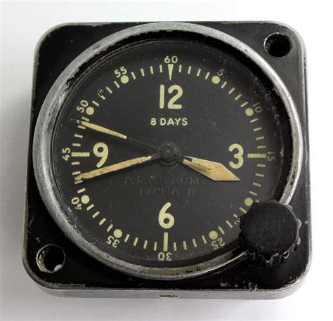 Jaeger Lecoultre Type A 11 8 Days Aircraft Clock Usa Navy Longines